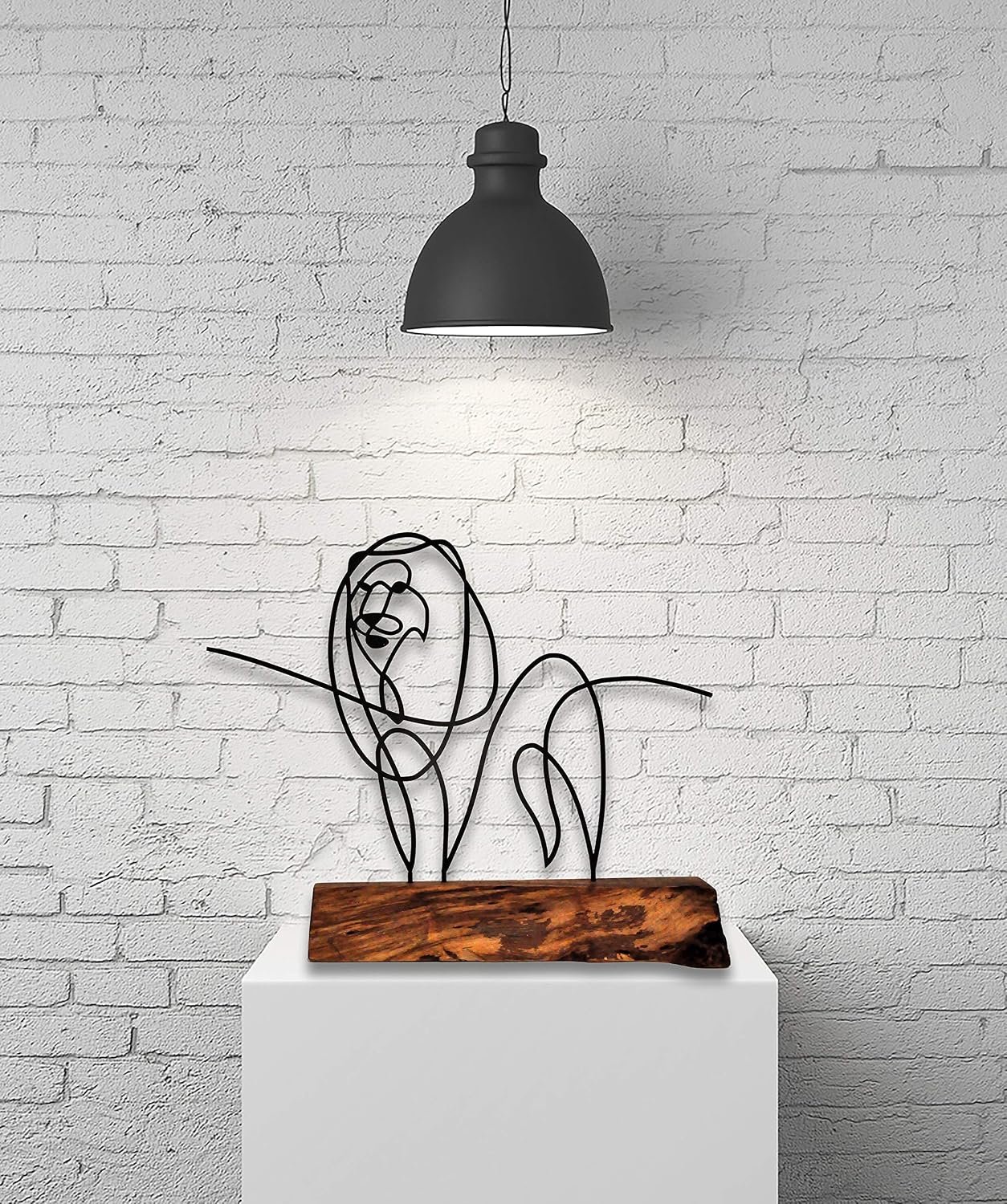 Leon-Minimal Sculpture-Minimal Eikon - Home Decor - Home Office Decoration, Bedroom, Living Room Decor, Decorative Sculpture