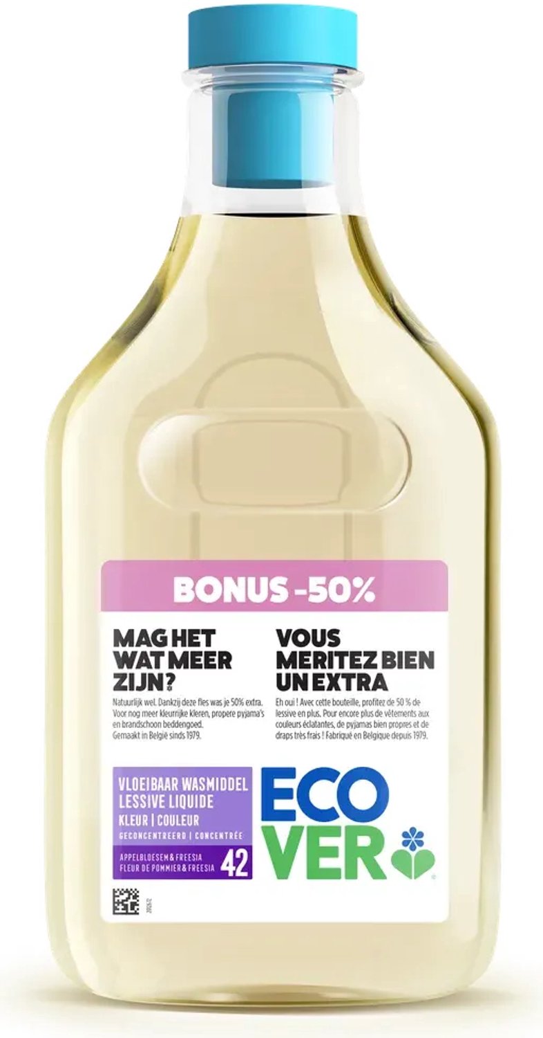 Ecover Vloeibaar Wasmiddel Kleur (1500 ml)
