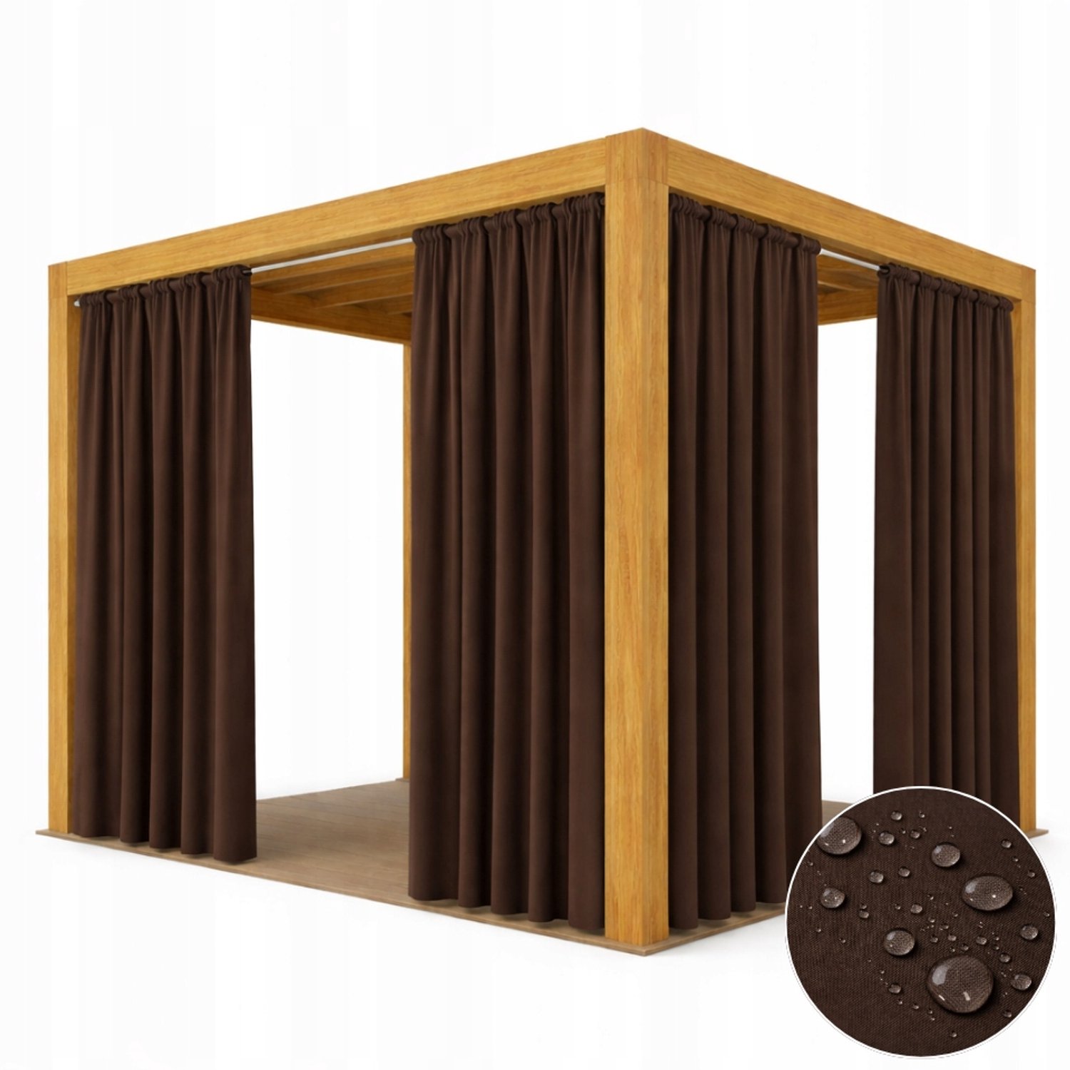 Waterdichte Tuindoek Gordijn 155x200 cm - Terras, Pergola, Balkon