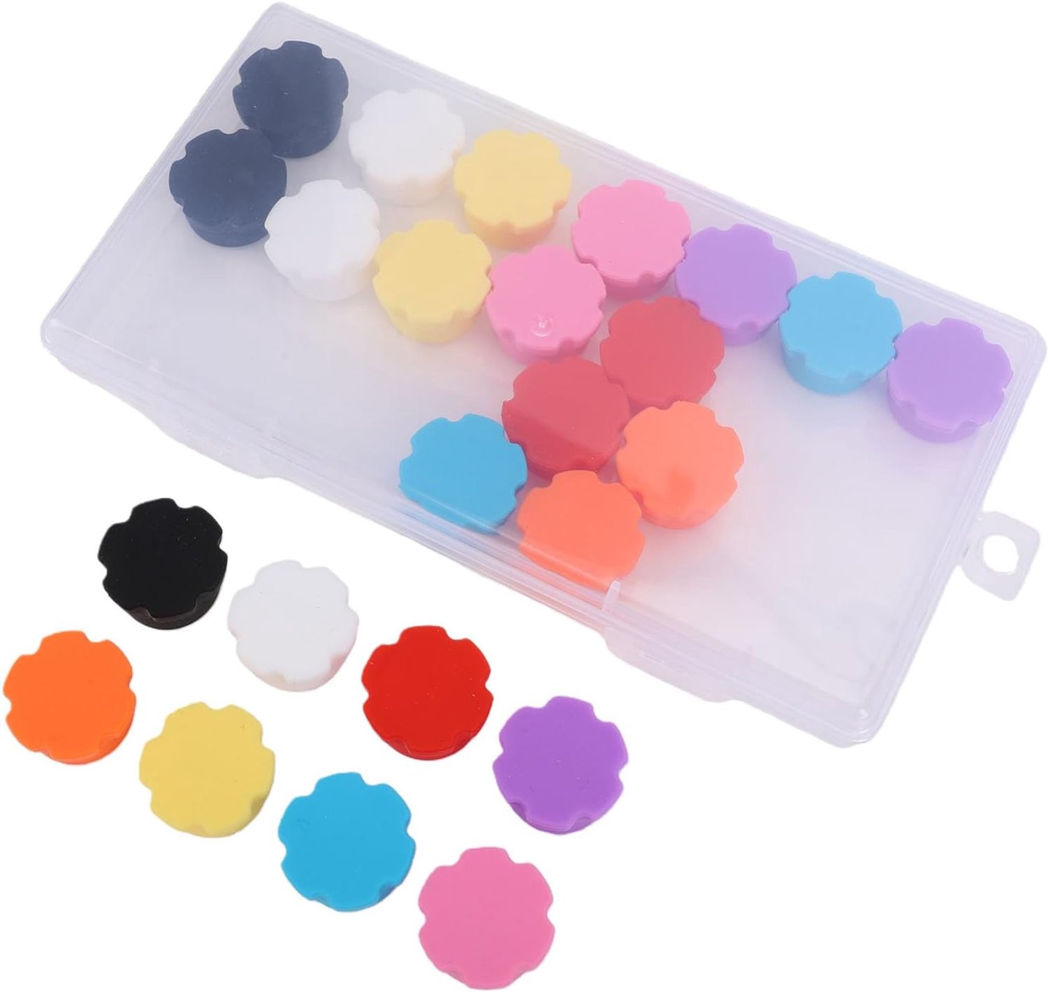 Annadue Silicone Flessenafsluiters, 8 Kleurcodering, Lekdicht Afdichting,