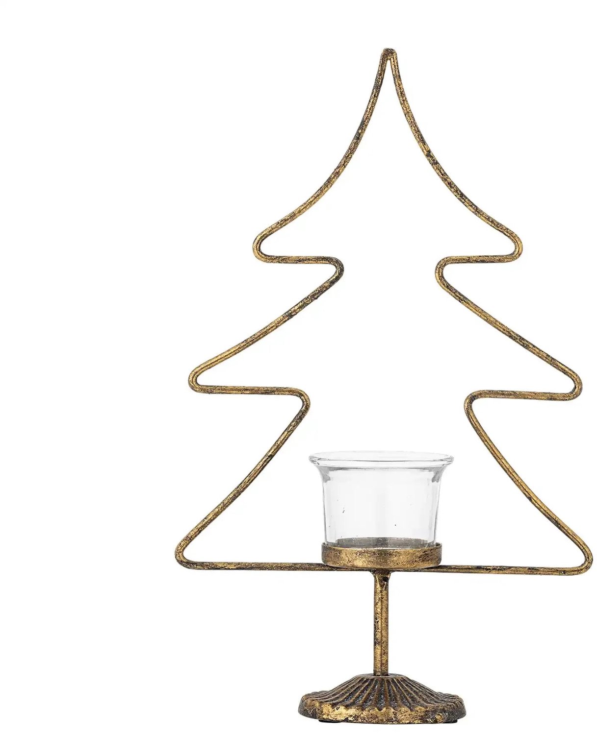 Bloomingville Theelichthouder metaal goud Miki 28cm