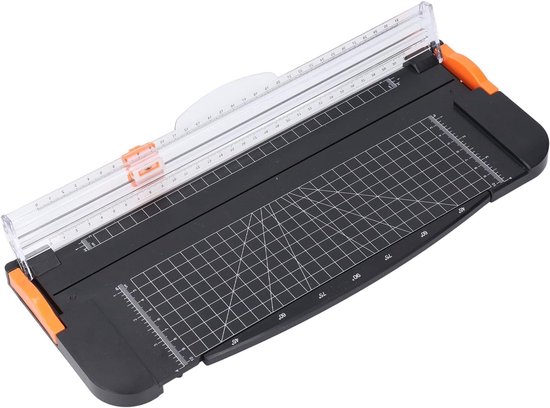 lyrlody A4-papiersnijder 12 Inch met Beveiliging en Transparante Liniaal, Snijcapaciteit van 10 Vellen voor Kantoor, School en Knutselprojecten — afbeelding 4