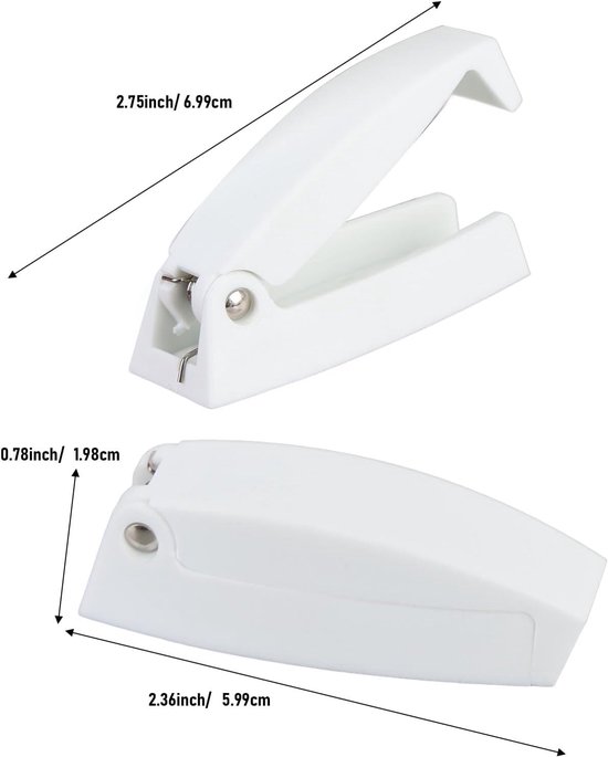 Lyrlody RV Bagagedeurvangst Nylon Veerscharnier Opslag Klink Haak 2 Stuks met Schroeven voor Boot Jacht Trailer Kast Lade Smalle Ruimte Gebruik — afbeelding 5