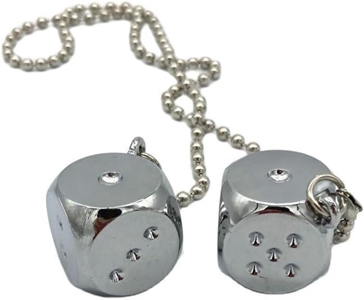 1 paar auto-kubushangers, metalen achteruitkijkspiegelhangers, auto-accessoires om op te hangen, autospiegeldecoratie voor achteruitkijkspiegel, auto-interieur, levensaccessoires