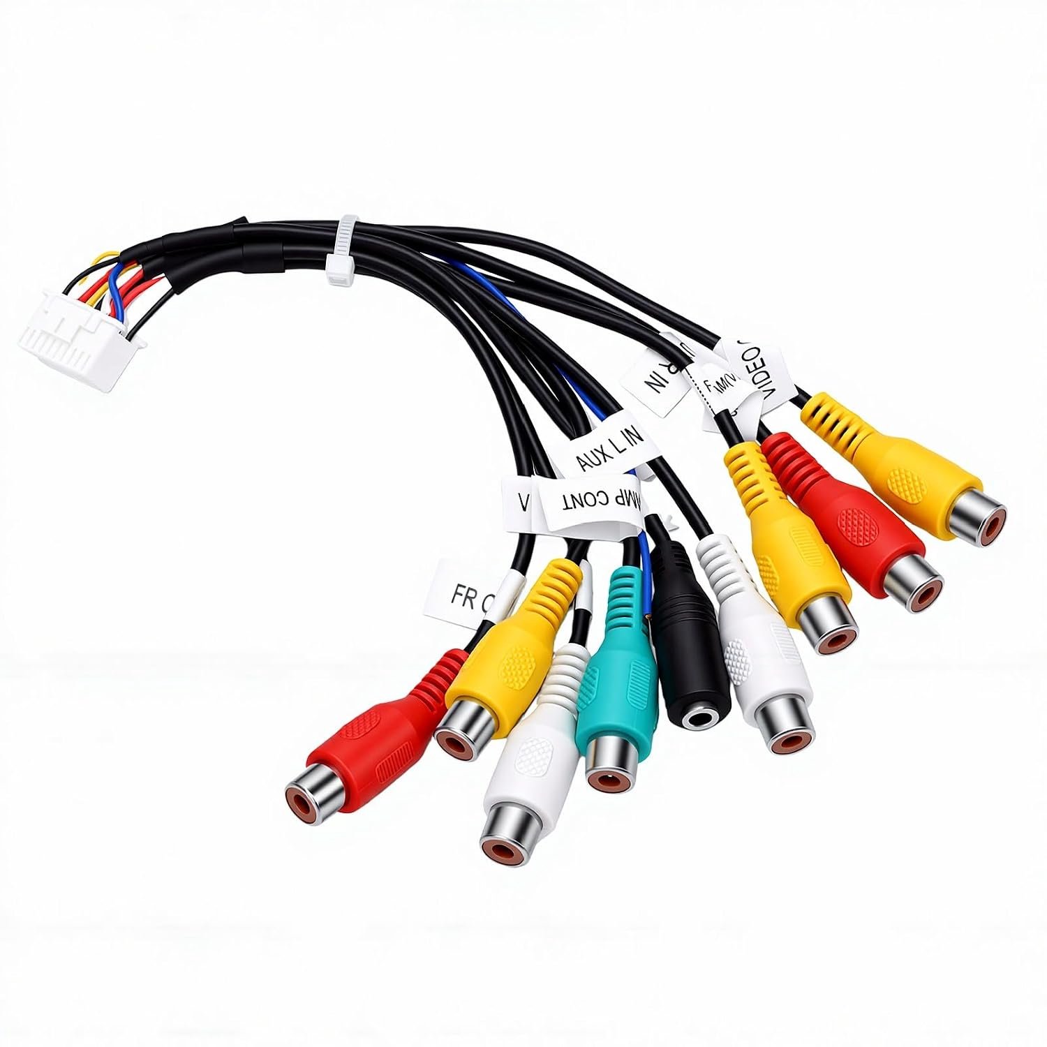 20 Pin Autostereo Bedrading Harness, 9 Vrouwelijke Adapters