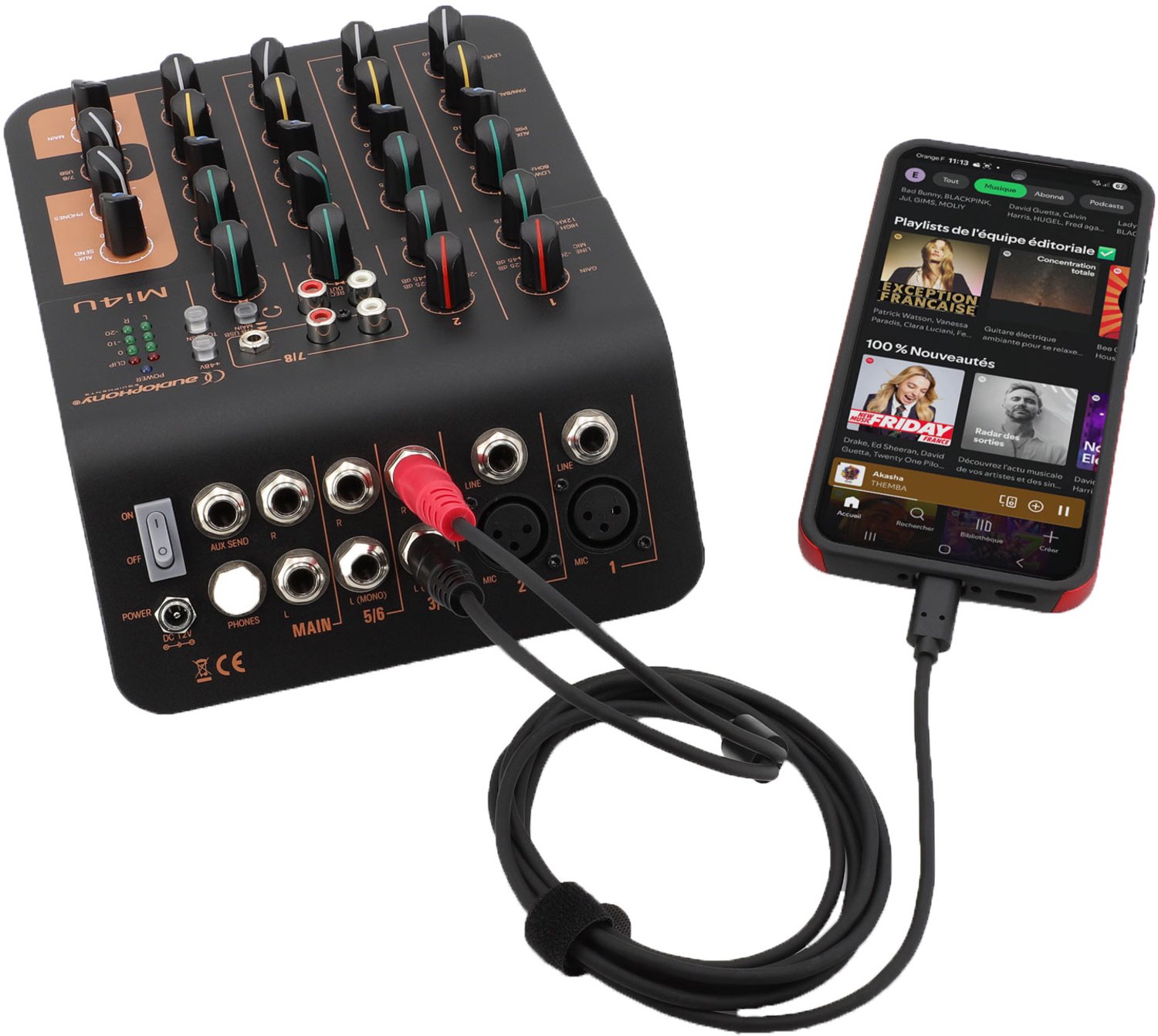 Hilec USBC DAC-2JM USB-C naar Jack Kabel