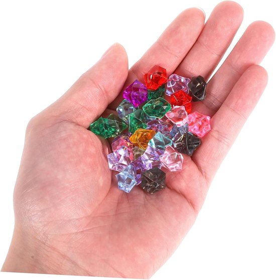 200 Stuks Mixkleurige Acrylstenen Vaasvullers Onregelmatige Gebroken Ijsrotsen voor Partytafels Viskwekerij Tafelaankleding Displays — afbeelding 5