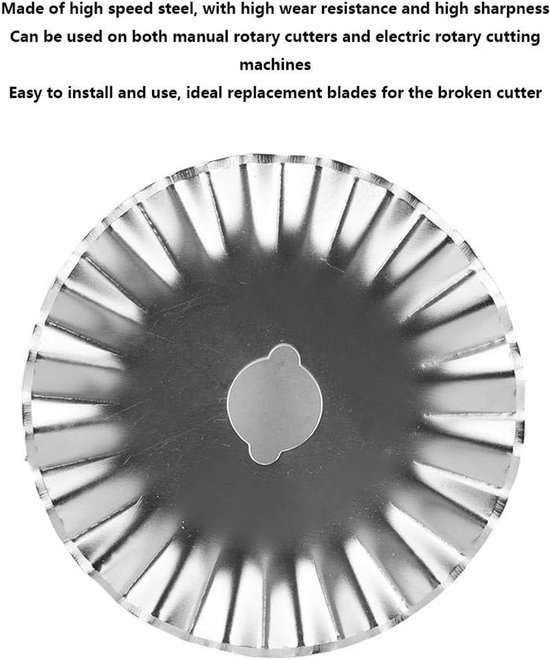5 stuks, 45 mm rotatief cuttermes vervanging voor quilten, scrapbooking en naaien — afbeelding 5