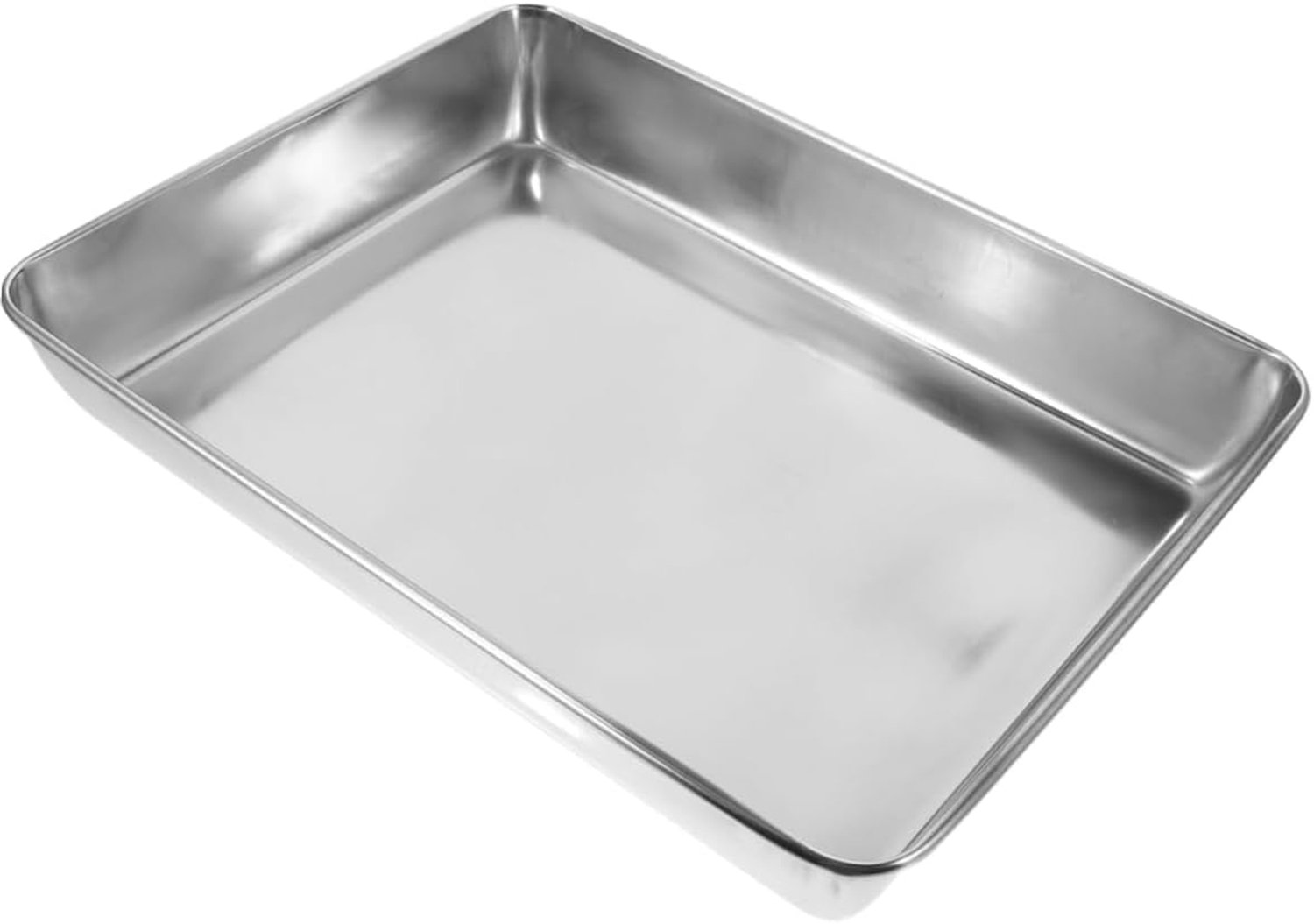 Happyyami Duif Bad Badkuip Voor Vogel Openlucht- Ai Vogelkooi Bad Wastafel Vogel Metalen Badkuip Metalen Vogelbaden Bad Voor Parkieten Vogelbad Voor Kooi Zilver Roestvrij Staal