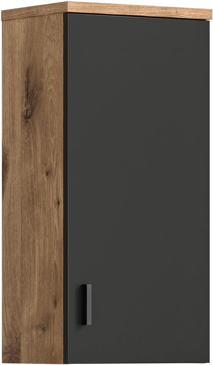 xonox.home X2FB8721, houtmateriaal, Nox Oak/mat grijs, ca. ca. 37 x 75 x 25 cm