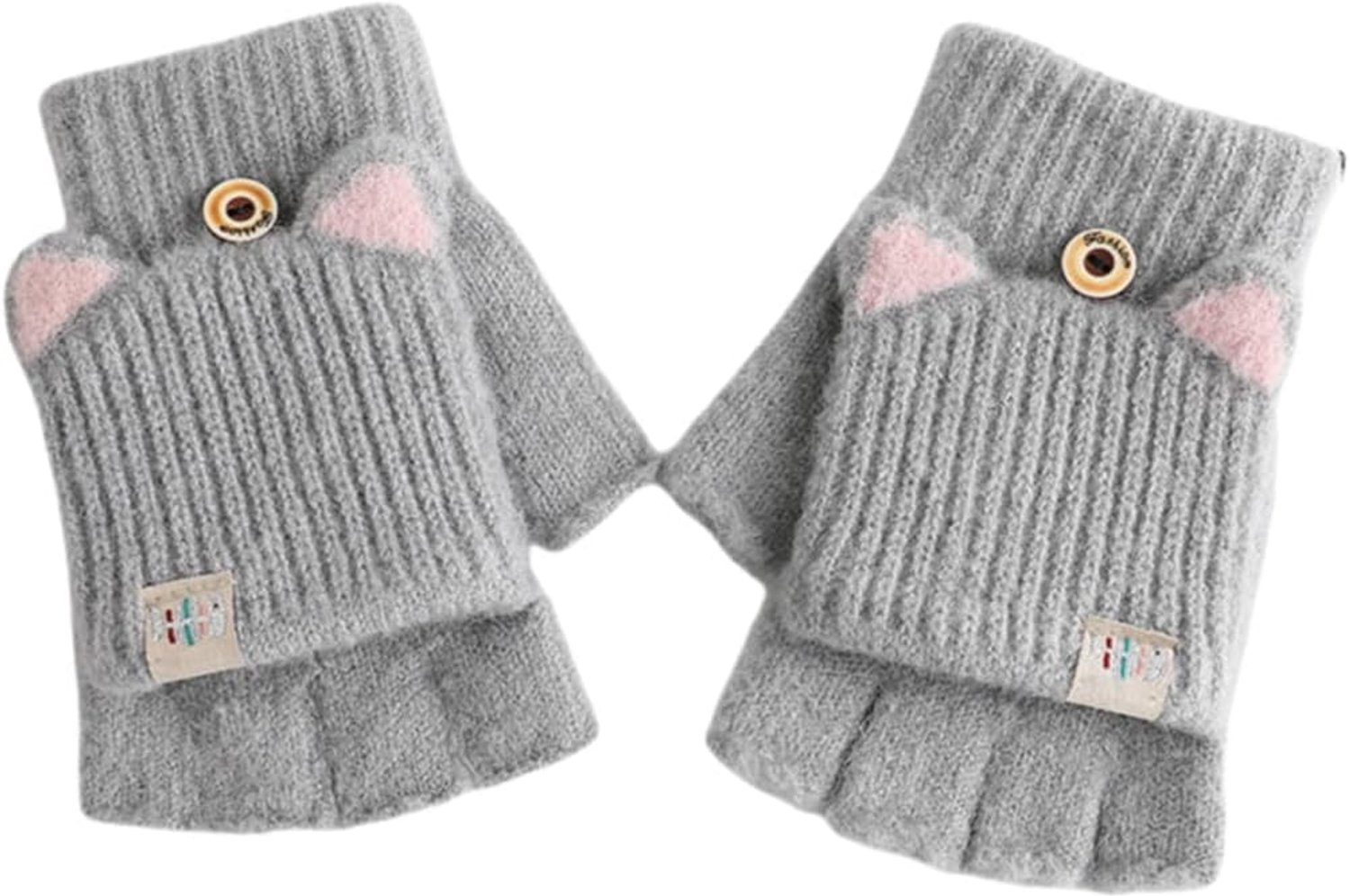 Handschoenen Voor Dames Winterse, Koudebestendige, Zachte En Verdikte, Warme, Vingerloze Handschoenen Met Halve Vingers Voor Dames
