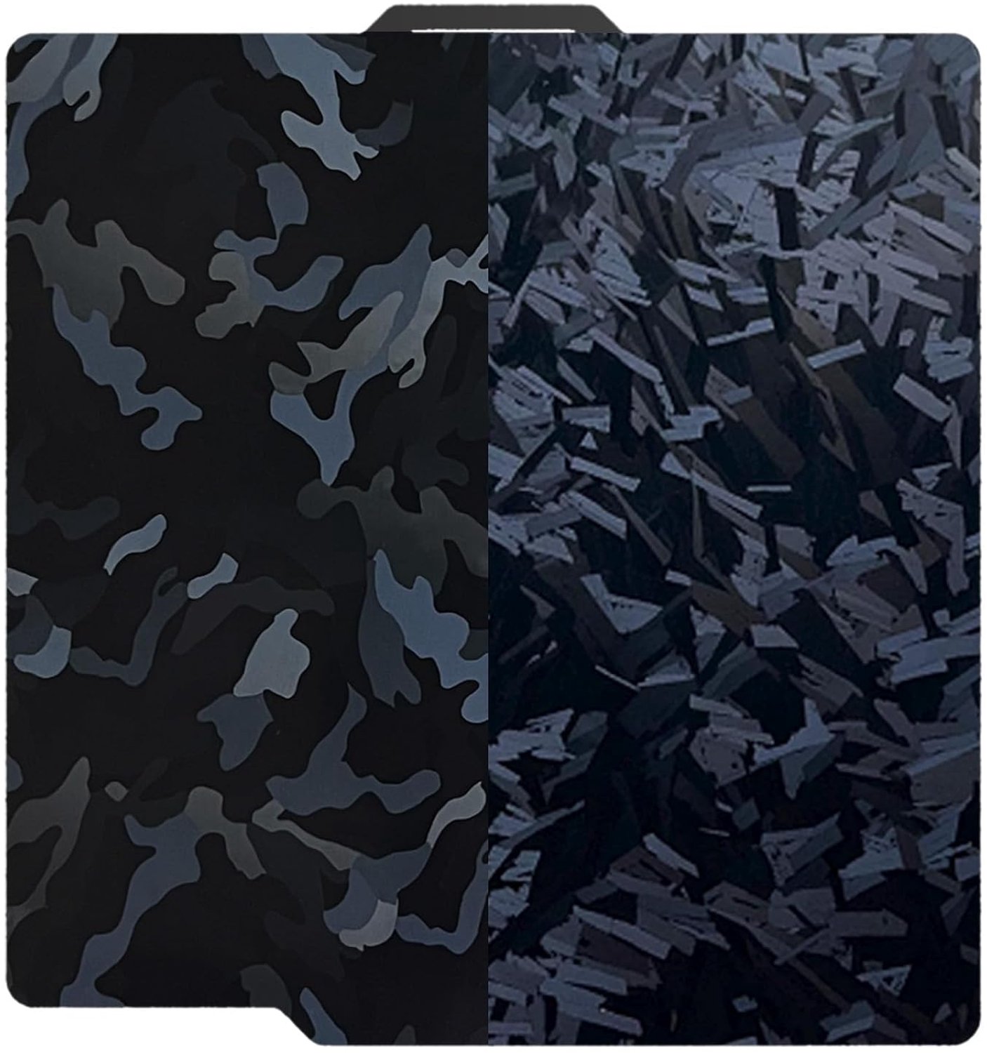 Nieuw Glad Camouflage + printplatform voor Bambu Lab A1/X1/X1C/X1E/P1P/P1S, 257 x 257 mm Verwijderbaar 3D-printbed koolstofplaat voor Bambulab filament