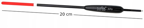 SHARK Balsa Doorvoer Dobber 3,0g / 20cm - Perfecte Kwaliteit — afbeelding 4