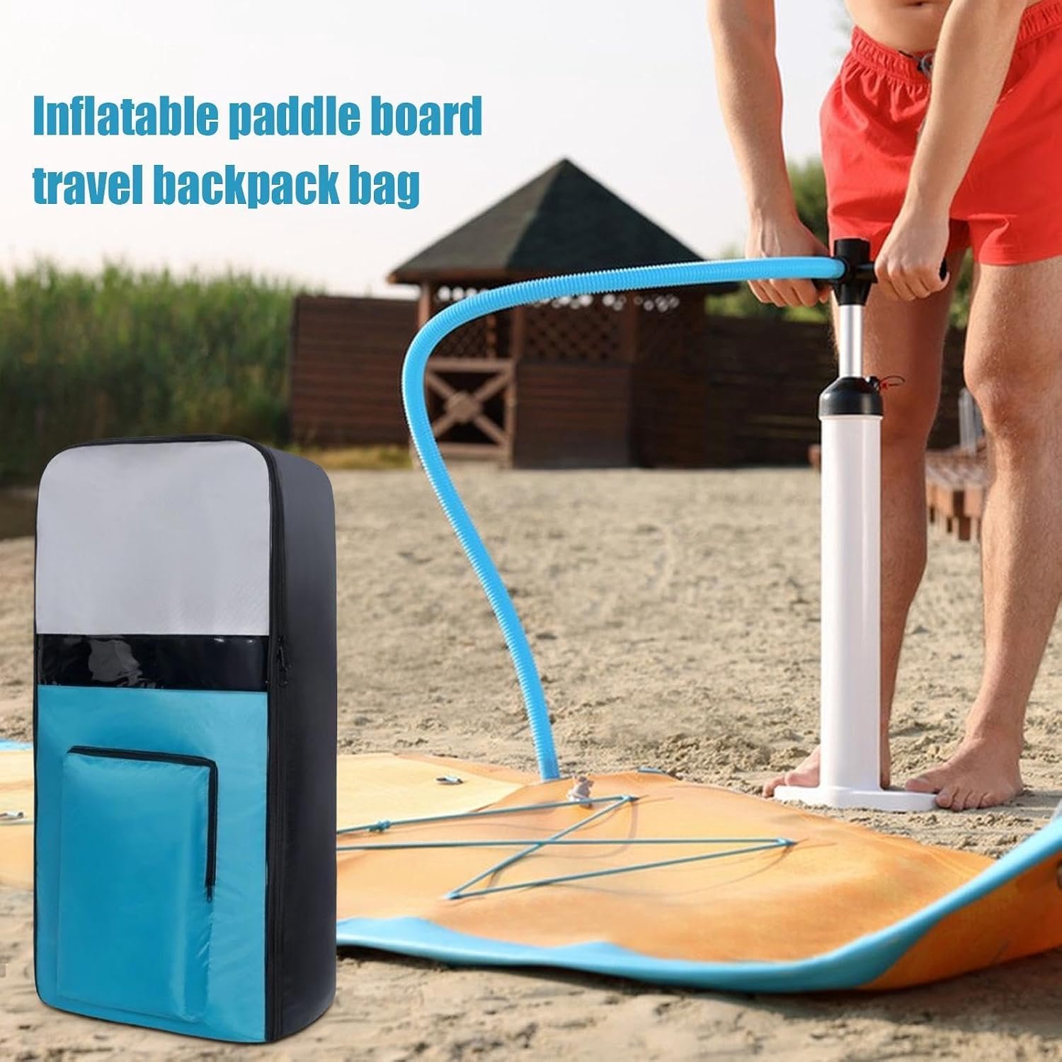 Paddle Board - Heavy Duty | Board voor Kajaks Stand Up Paddleboard | Draagbare surfplank Grote Capaciteit Paddle Boards voor Volwassenen Reisrugzak Draagtas