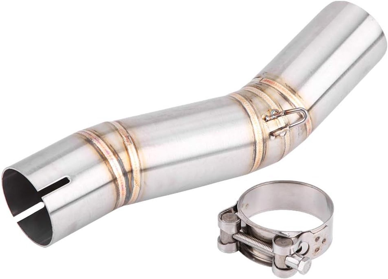 Motorfiets Uitlaat Centrale Pijp en Connector met Montageaccessoires voor Suzuki GSX-R600/GSX-R750 - Verbeterde Geluidskwaliteit en Prestaties