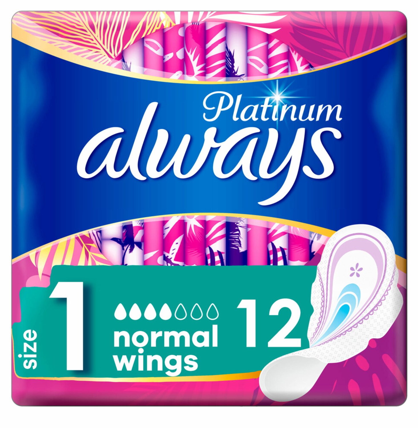 Always - Maandverband Platinum Normal - 16 x 12 Stuks - Voordeelverpakking