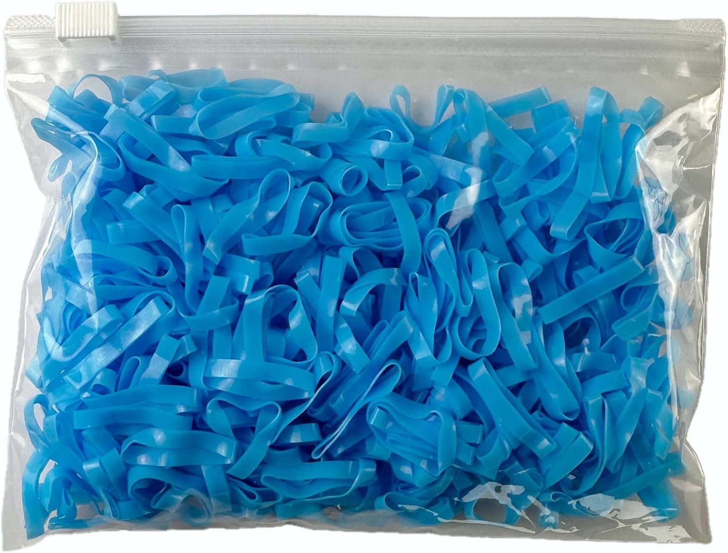 JA7004 gevlochten elastieken manenband (TPU lichtblauw, 500 stuks)
