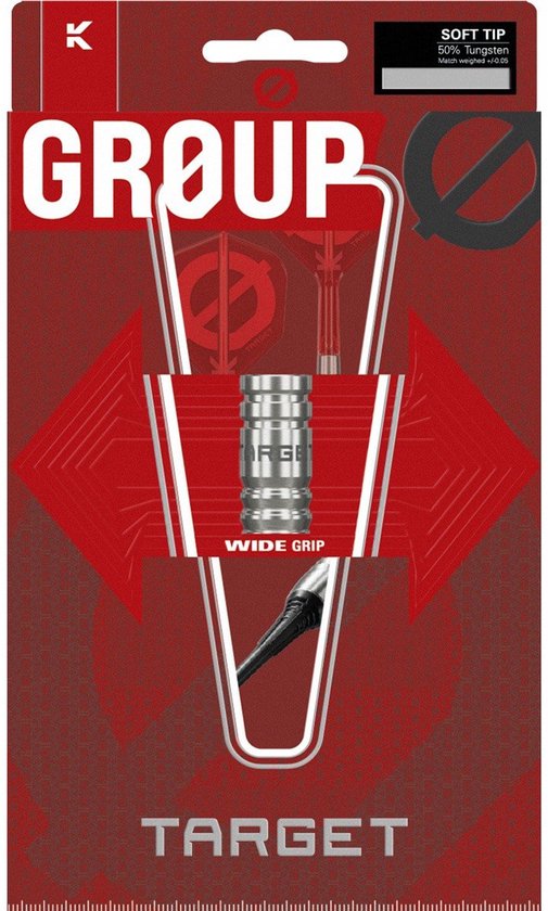 Target Darts GROUP O Soft Tip Dartset 18G - 50% Tungsten van Target Darts — afbeelding 4