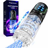 Orgazmate Luna Masturbator voor Man - Automatische Pocket Pussy - Sex Toys & Seksspeeltjes voor Mannen - Blowjob Simulator - 343 Standen
