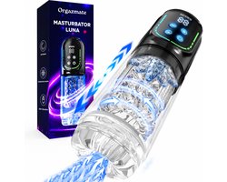 Orgazmate Luna de Masturbator voor Man - Sex Toys voor Mannen - Blowjob Simulator - Pocket Pussy - 343 Verschillende Modes - Automatisch