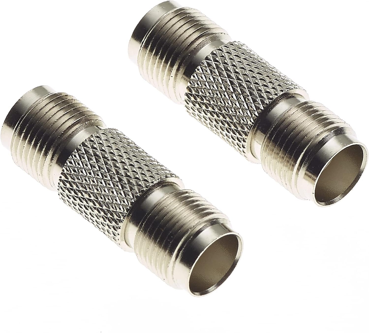 TNC stekker naar TNC stekker adapter - 50 Ohm coaxiaal - nikkelgeplated - ideaal voor antennes - ShopVlot
