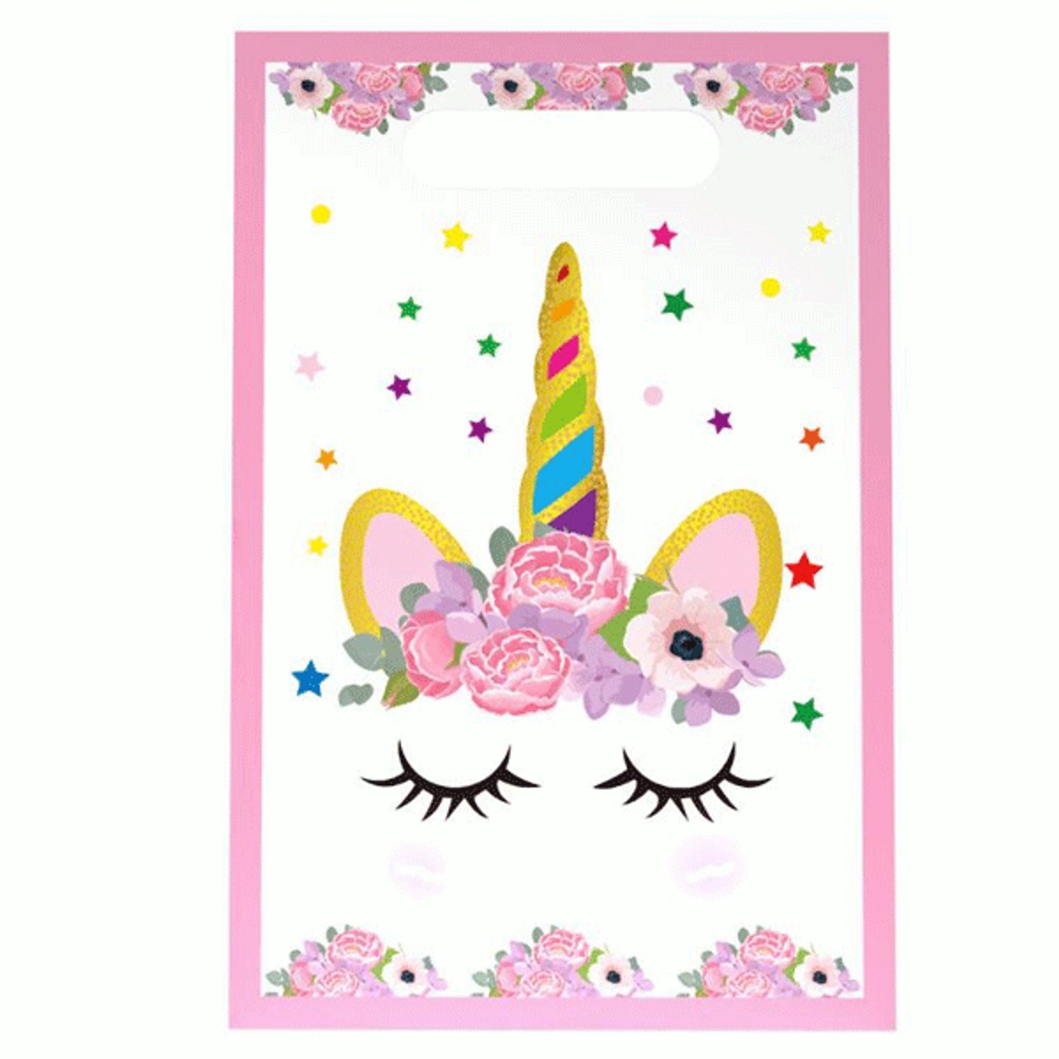 Uitdeelzakjes Unicorn Wimpers (12st)