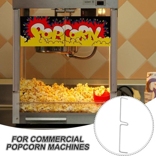 Accessoire Set voor Popcornmachine - Mixer, Reserveonderdelen, Mengkop en Roerstaaf voor Professioneel Gebruik — afbeelding 4