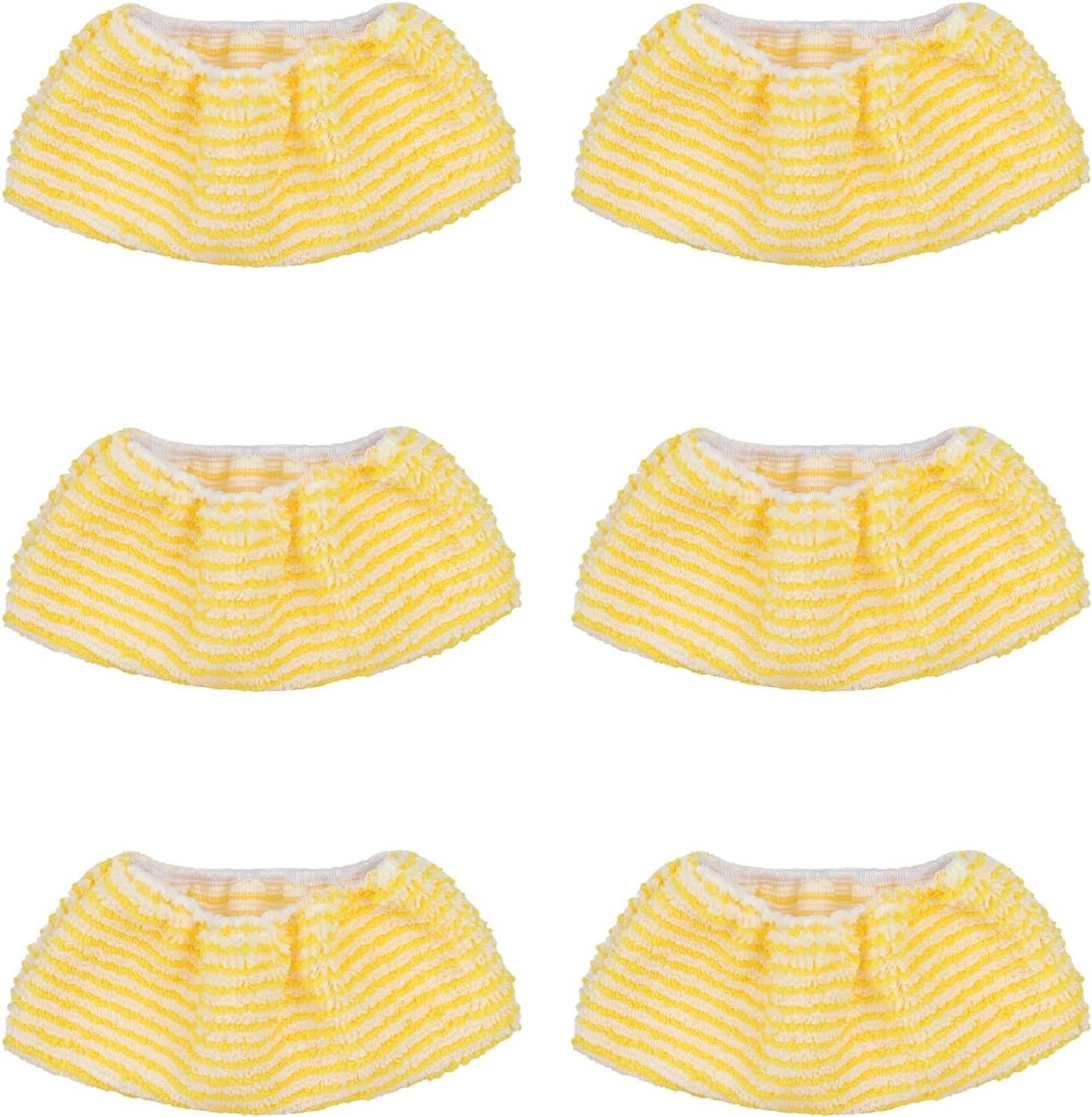 Wasbare Microvezeldoeken Set voor Stoomreinigers, Vervangende Accessoires voor SC 2, SC 3, SC 4, SC 5, 6 Stuks, Ideaal voor Grondige Reiniging en Onderhoud