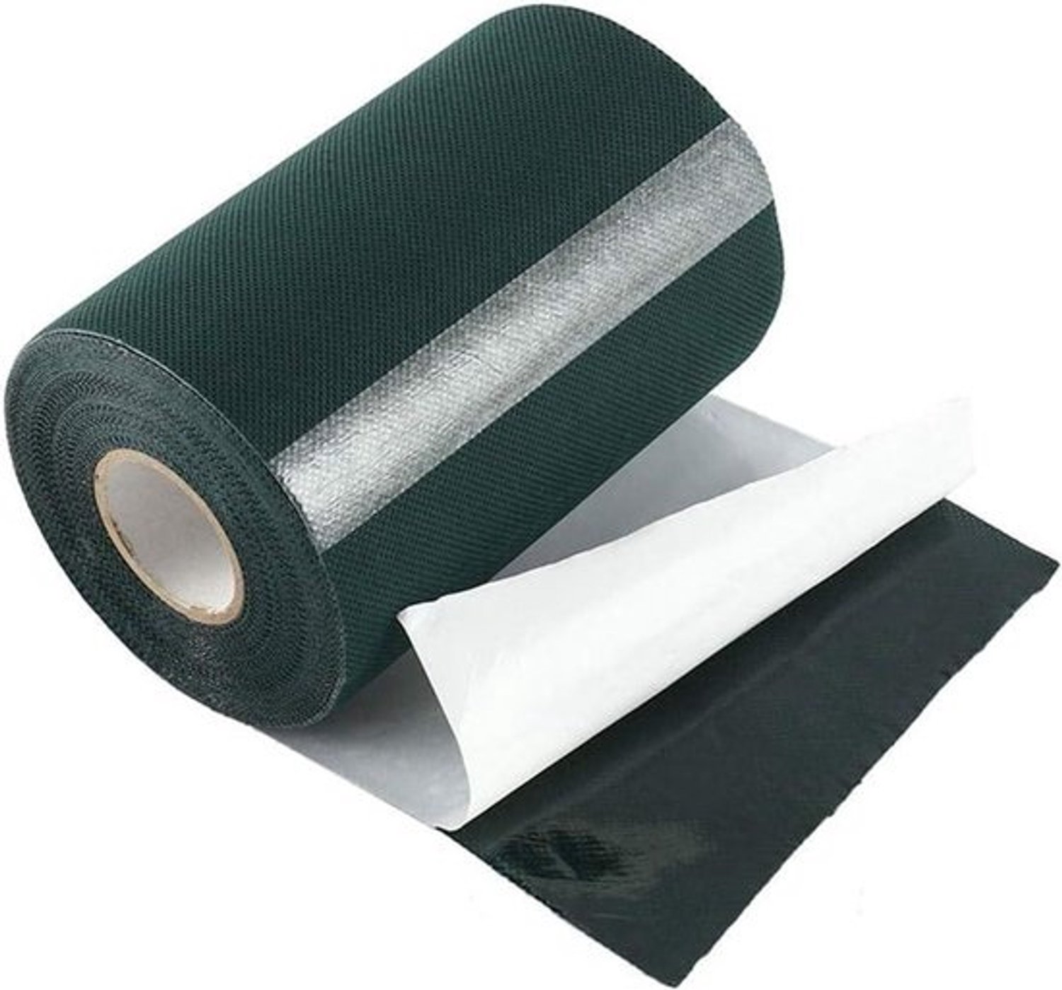 Kunstgrastape - Voegband voor gazon - Gazonverbinding - Sterke, waterdichte hechting - 15 cm x 10 m - Donkergroen