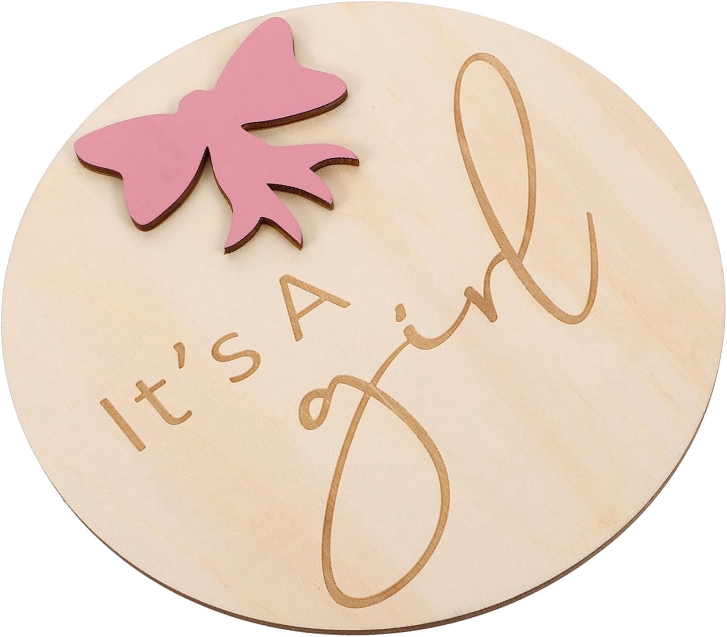 Houten Pasgeboren Aankondigingsbord Voor Naam Veilig Sterk Fotorekwisiet Voor Geboorte Natuurlijke Houten Plaque Mijlpaal Foto Props Shower Decoratie