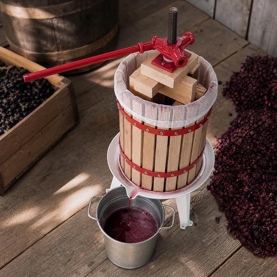 6L Handmatige fruitpers, wijnpers, fruitpers, maaipers — afbeelding 5