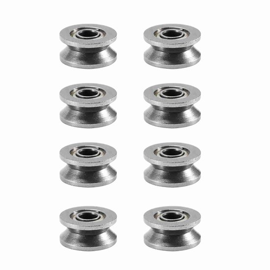 10 Stuks Dubbel Afgeschermde V-groef Kogellagers voor Lineair — afbeelding 2
