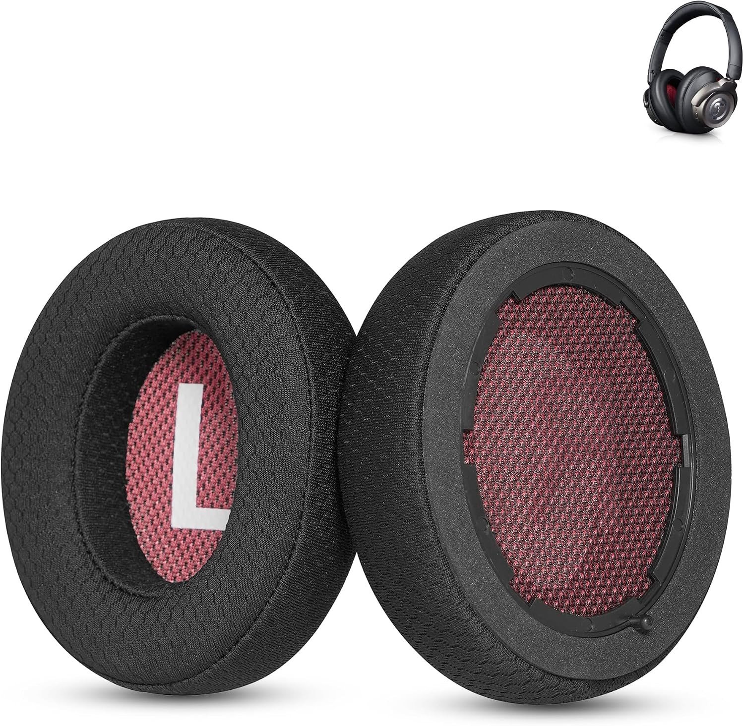 Vervangende Oorkussens voor Draadloze Noise Cancelling Hoofdtelefoon - Duurzaam en Comfortabel, Geschikt voor Diverse Modellen