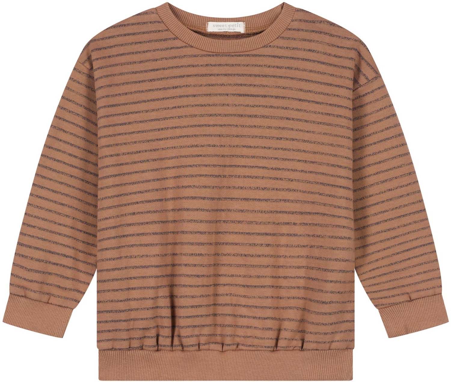 Sweet Petit baby sweater Saul - jongens - Sunset Brown - Maat 62