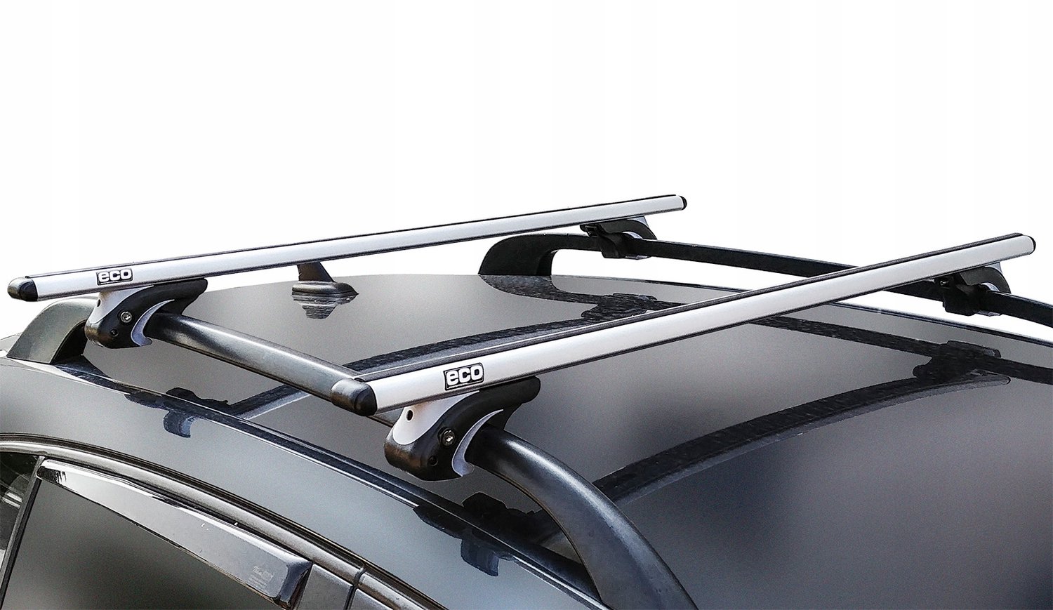 Aluminium Dakdragers Eco Alubase 135cm voor Open Dakrelingen