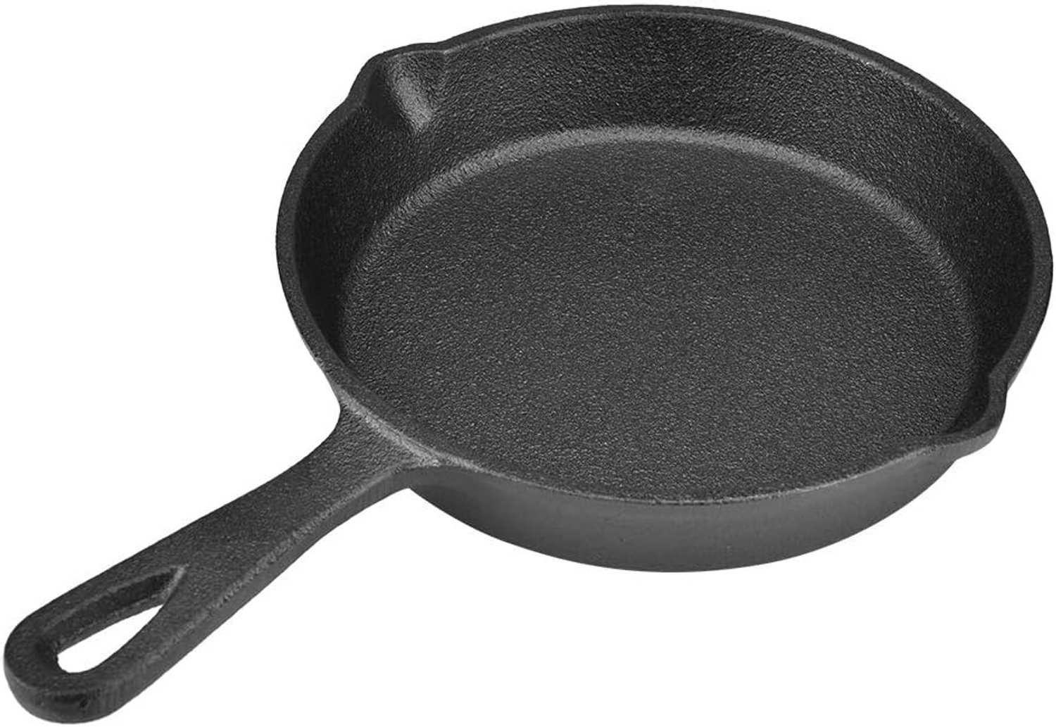 16cm/20cm Cast Iron Frying Pan, Nonstick Pan with Heat Resistant Handle, Portable Camping Cooking Pan for Cooker, Barbecue, Induction(16cm)