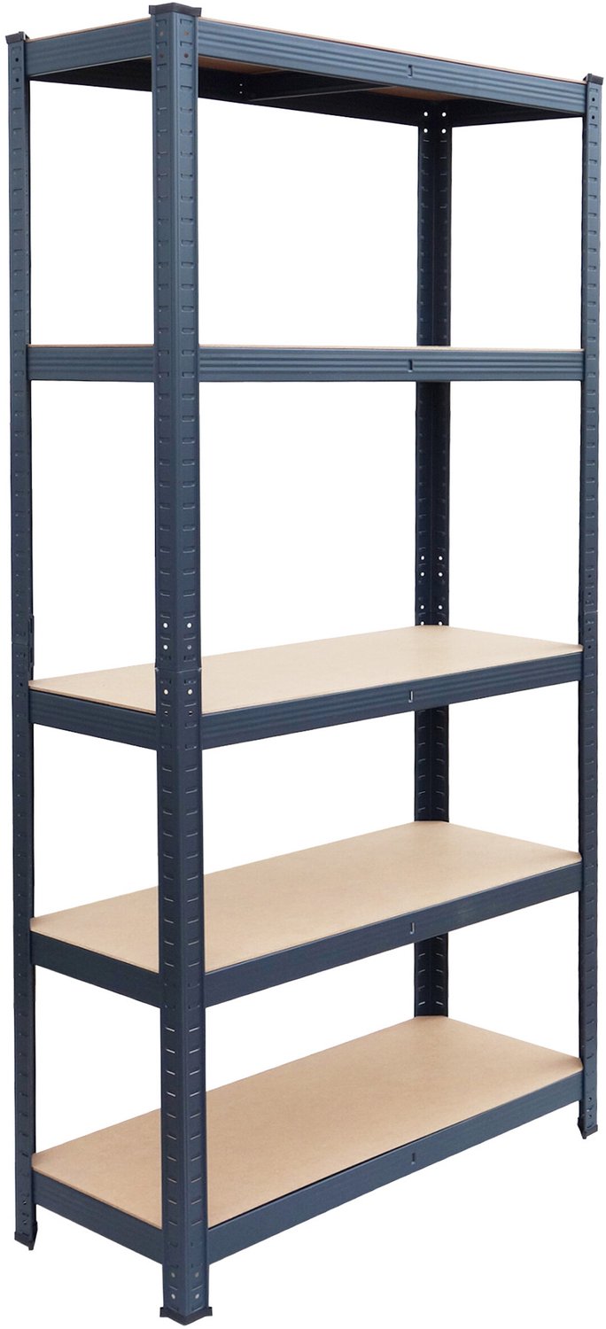 Stellingkast - 180x75x30 cm - 875 kg - antraciet