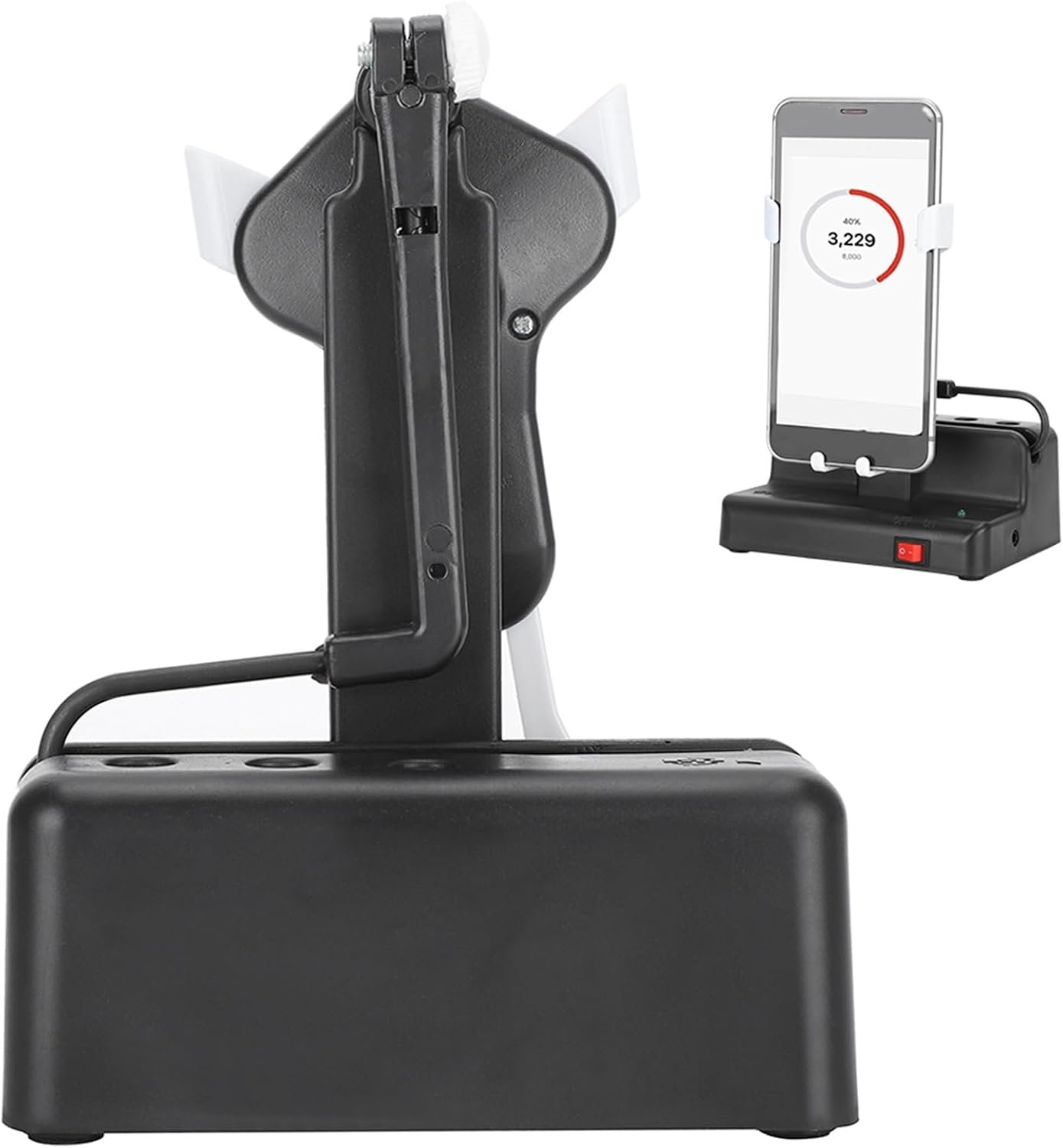 Telefoon Stappenteller Shaker, 8000 Stappen/U USB-voeding