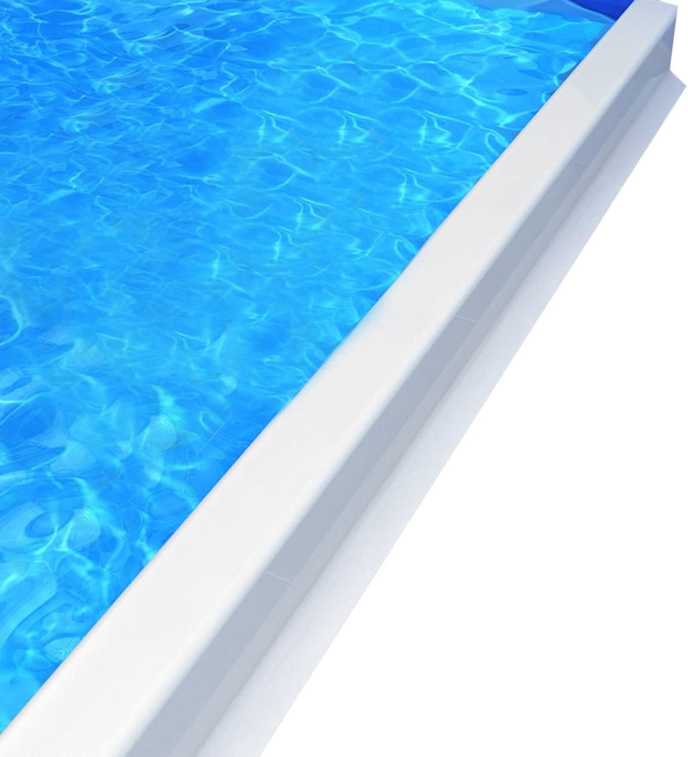 Witte Bad Douche Barrière Water Stopper, Gemakkelijk te Snijden Waterdichte Douche Water Dam Stopper, voor Badkamer/Keuken Vloer (Size : 100cm/39.4inch)