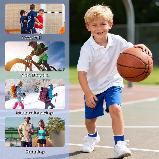 Medische Compressiebanden voor Enkelverstuikingen - Ademend en Comfortabel, Geschikt voor Sport en Dagelijks Gebruik, Set van 2 voor Kinderen van 6-14 Jaar — afbeelding 4