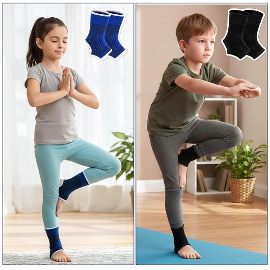 Medische Compressiebanden voor Enkelverstuikingen - Ademend en Comfortabel, Geschikt voor Sport en Dagelijks Gebruik, Set van 2 voor Kinderen van 6-14 Jaar — afbeelding 5