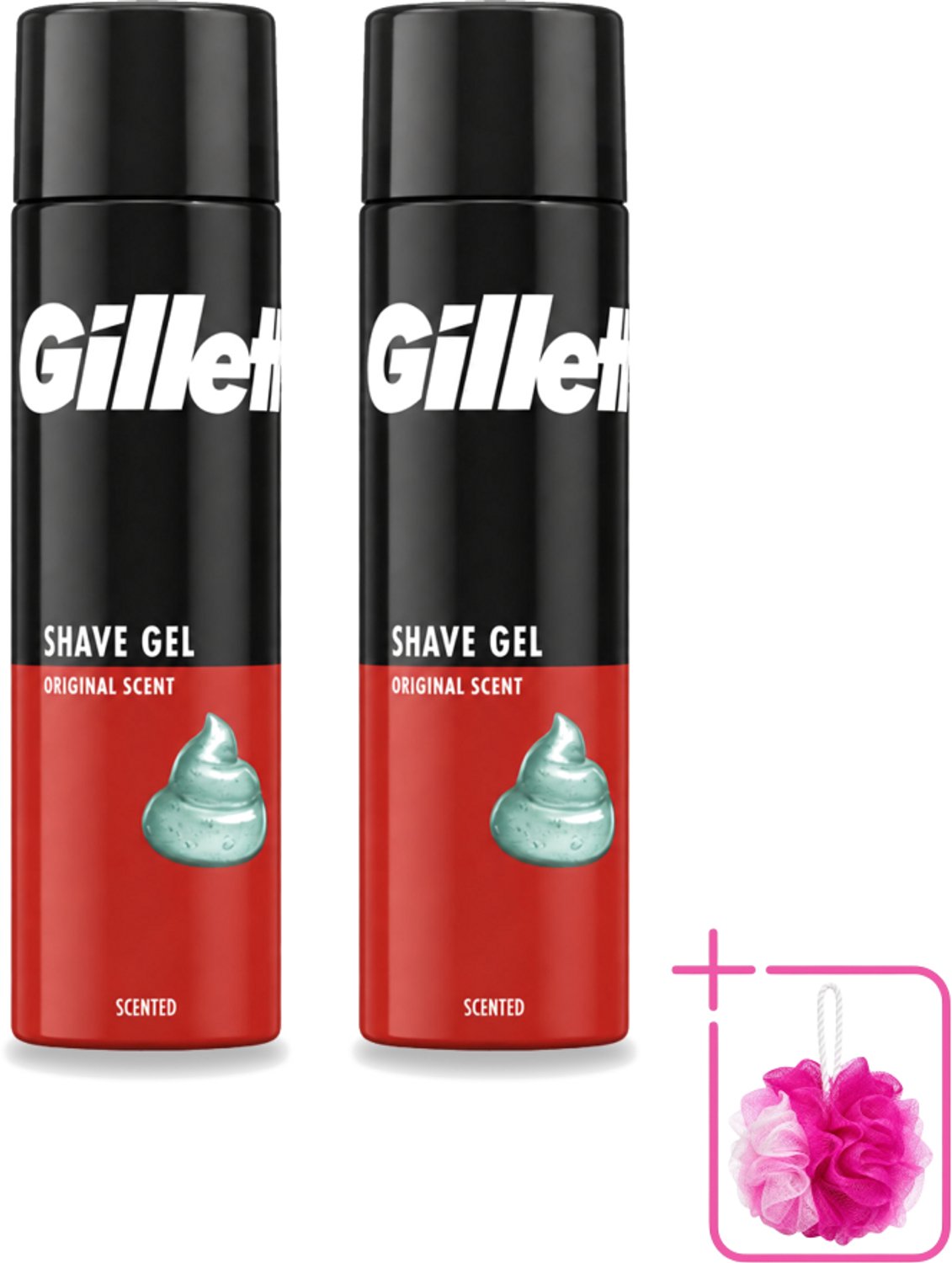 2 x Gillette – Scheergel – Classic – 200 ml - Bulkverpakking - Scheergel - Gevoelige huid