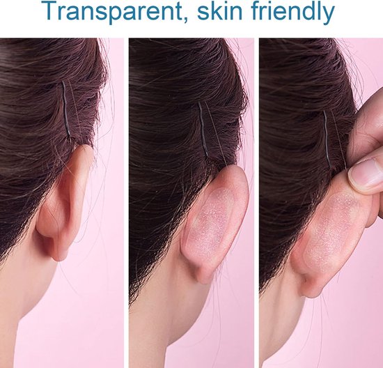 30 stuks cosmetische oorconcealers voor oren, floppy cosmetische stickers, oor-cosmetica, transparant, pijnvrij, voor volwassenen en kinderen, onzichtbaar — afbeelding 5