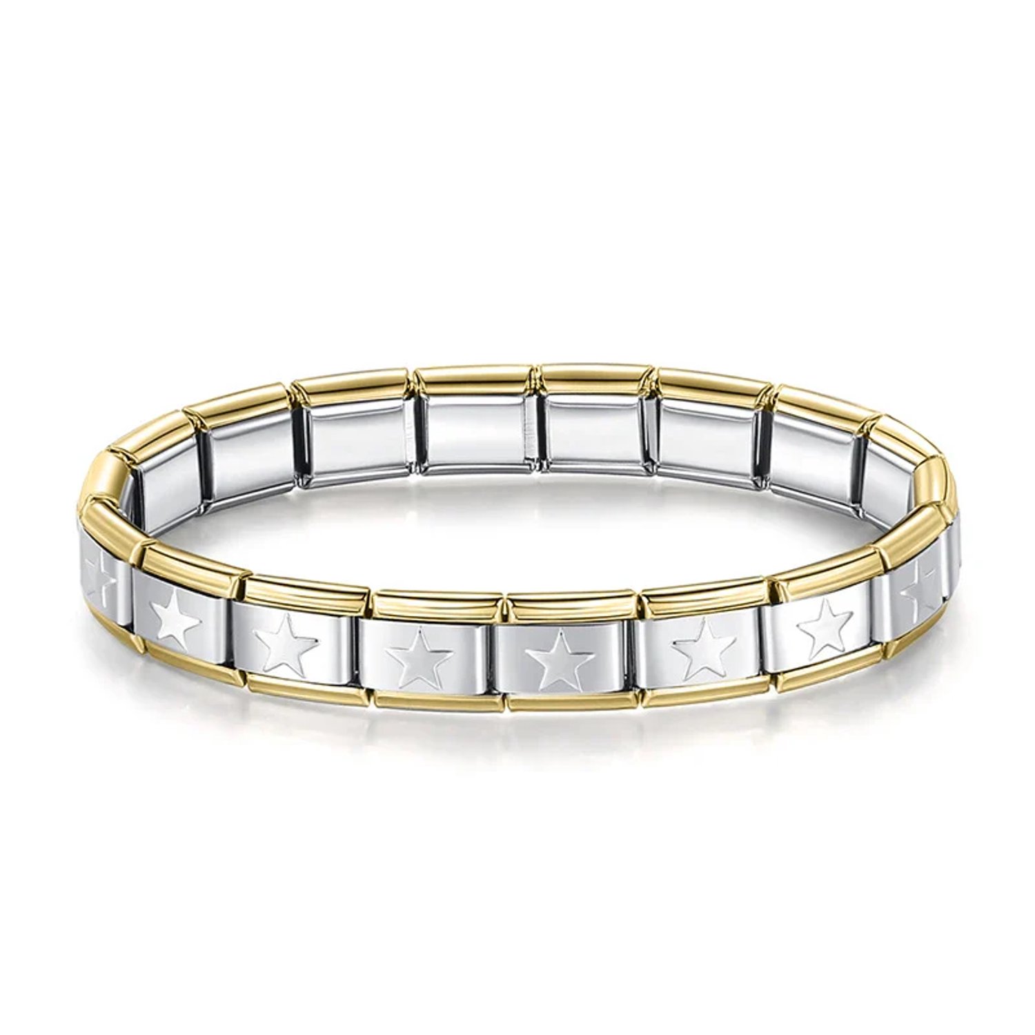 Armband Goud met Starzzz zilver