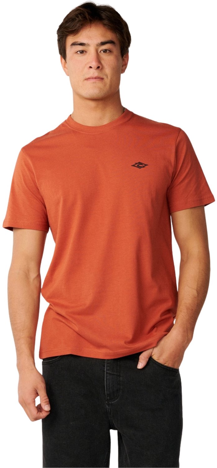 2026 Rip Curl Heren Stroomlijn Embroid T-Shirt Baked Clay Rood