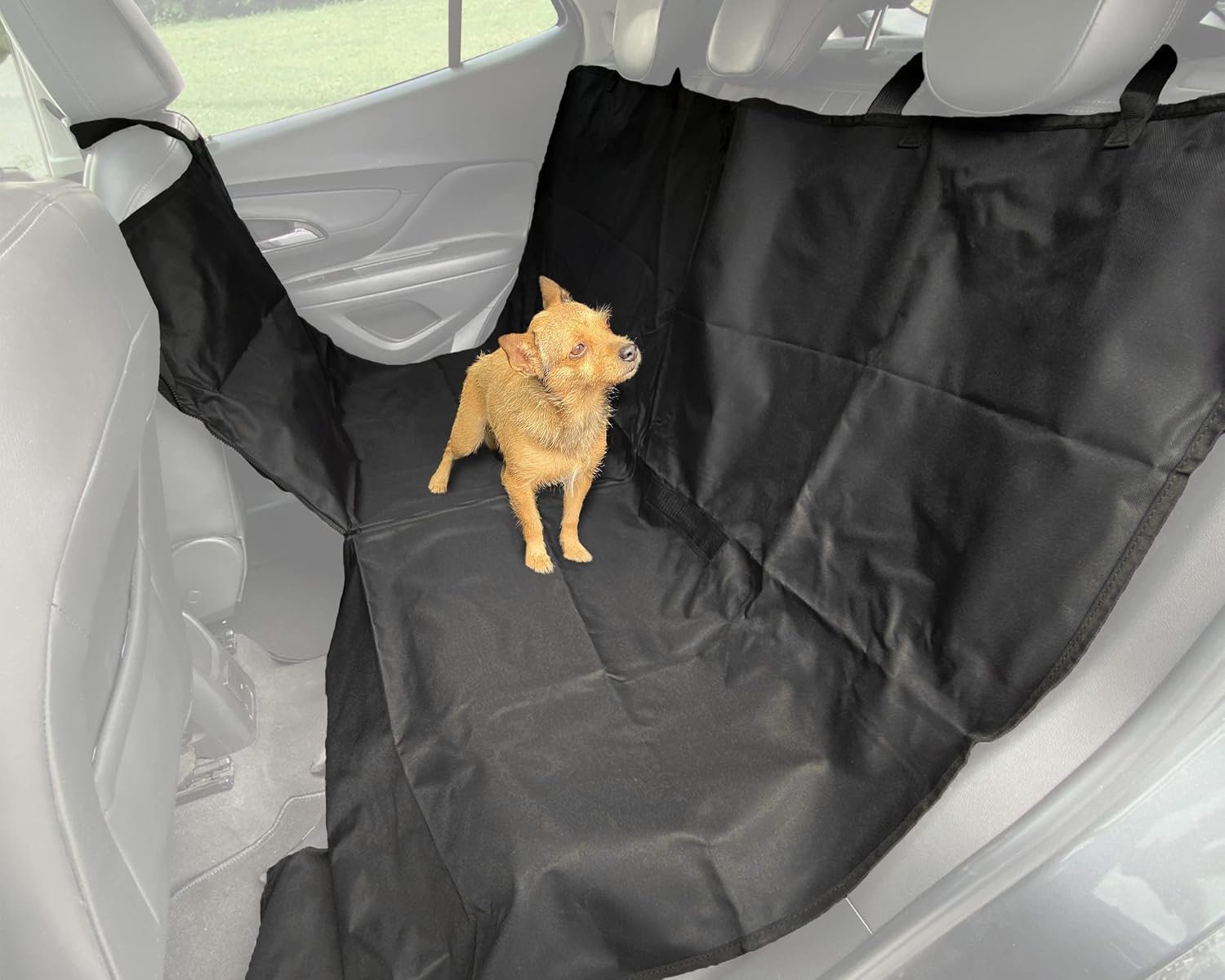 Auto Accessori Lupex Universele stoelhoes voor huisdieren, honden en katten, auto, SUV, vrachtwagen, hangmat, bescherming voor stoelen en bagage, waterdicht, krasbestendig, antislip (4-in-1)