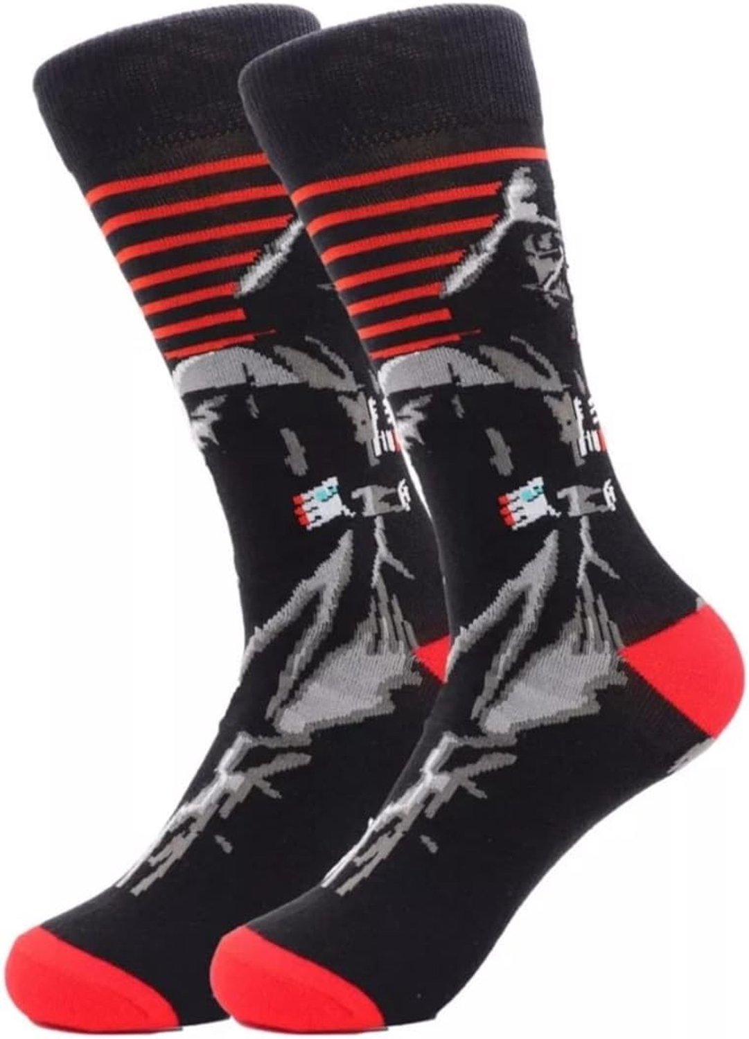 WOO GIRL Idol sokken - Darth Vader / R2D2 / Storm Trooper - thuis en als blikvanger onderweg voor Star Wars-fans - maat 37-45