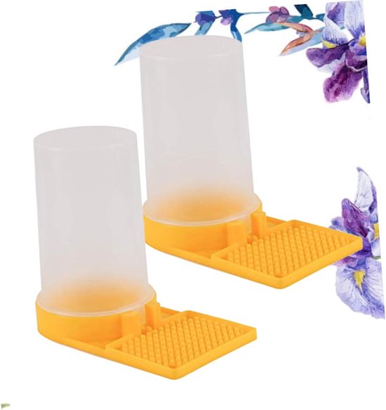 2 Stuks Bijenkorf Ingang Voederbak Tuin Bijenkorf Bijenhouderij Water Dispenser Gereedschap Bijennest Deur Voederbak Bijen Water Dispenser Frame Buiten Hangende — afbeelding 4