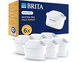 BRITA waterfilterpatroon MAXTRA PRO Kalk Expert - 6 Stuks - Originele waterfilter voor alle BRITA kannen voor bescherming van apparaten bij hard water - filtert o.a. kalk, onzuiverheden, chloor en metalen