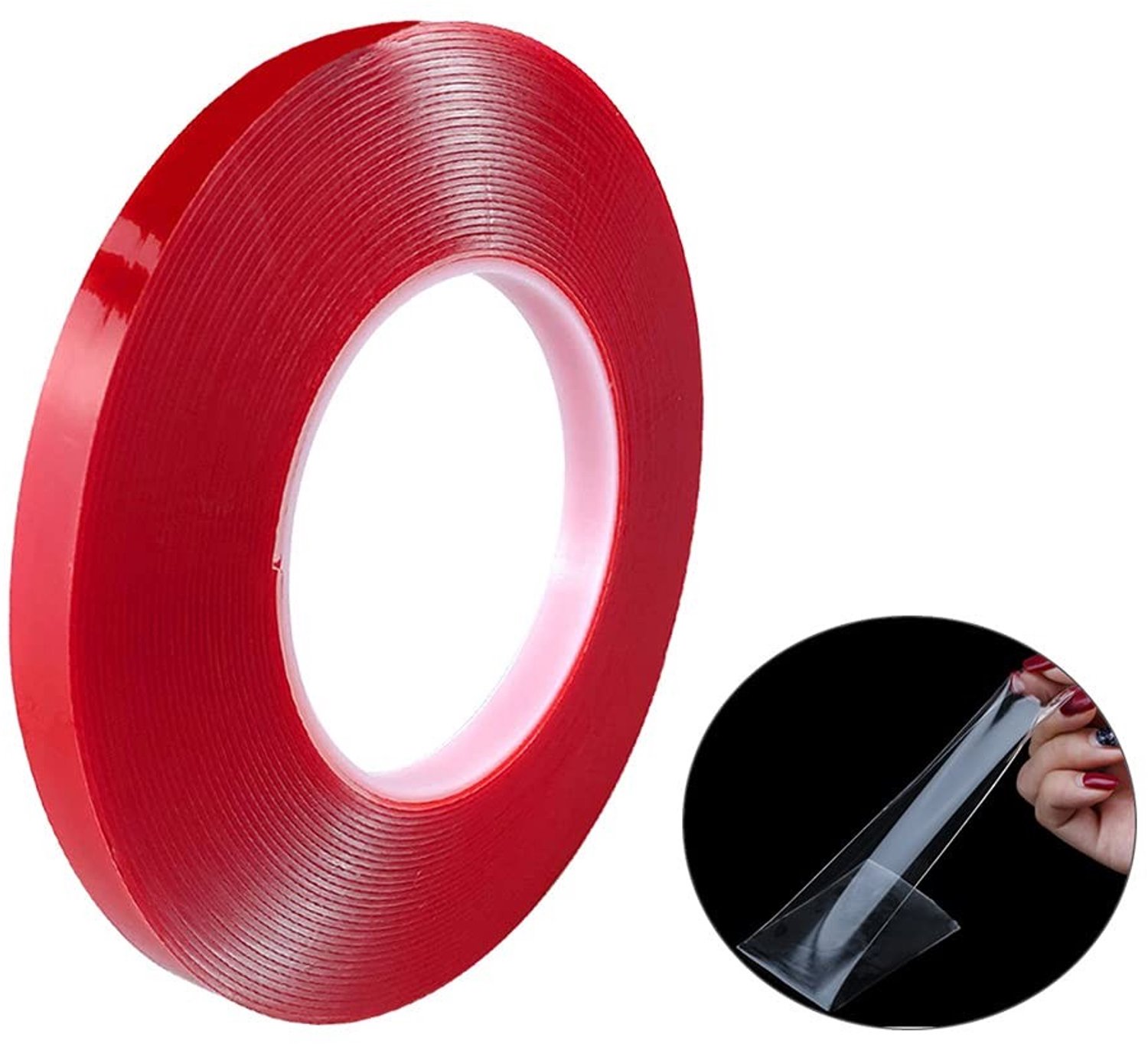 10 meter x 10 mm Dubbelzijdige Acryl Plakband, Waterdicht en Hittebestendig, Ideaal voor Montage en Herbruikbaar, Dikte 1 mm